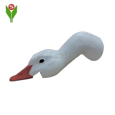 China Picture Realistic Outdoor Plastic Goose Heads For Goose Hunting for sale