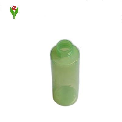 China Household Products 600ml PET Green Light Plastic Bottle For Cosmetic Industry for sale