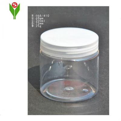 China Personal Skin Care Packaging 200ml Plastic PET Cosmetic Box With Cap for sale