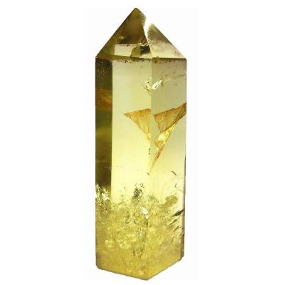 China Natural Citrine Crystal Wand Point China Crystal Quartz Points Crystal Magic Wand for sale