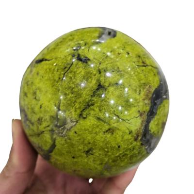 China Europe New Opal Crystal Sphere Polished Natural Green Crystal Sphere /Ball for sale