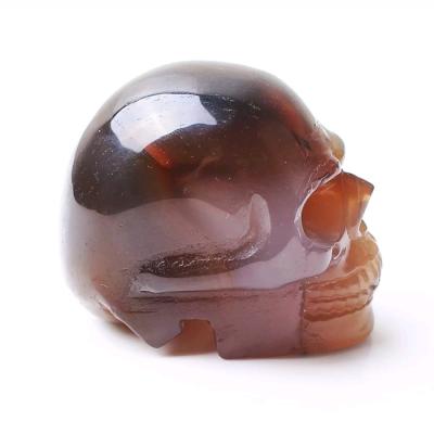 China nature crystal skulls from Europe the beautiful handcraft the reiki agate crystal skulls for sale