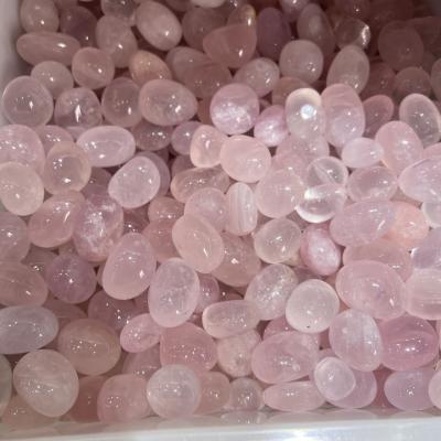 China China Quartz Materials Natural Loose Polished Crystal Tiger Eye Crystal Amethyst Rose Mixed Quartz Tumbled Stones for sale