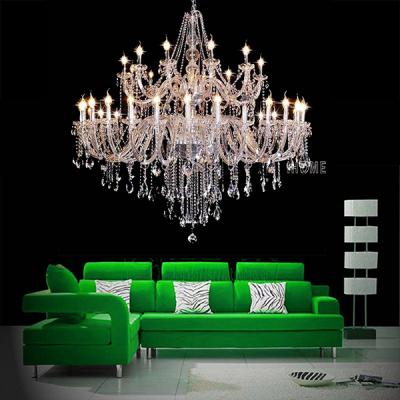 China Luxury Amber Crystal Big Chandelier Baccarat Pendant Hot Modern Style Elegance Warehouse Sale Luxury Light for sale