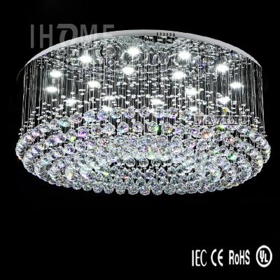 China Home/Hotel/Bar/Shop Decoration Led Crystal Room Hotel Project Lobby Flush Mount Ceiling Lamps Celling Lighting Fixtures Living for sale