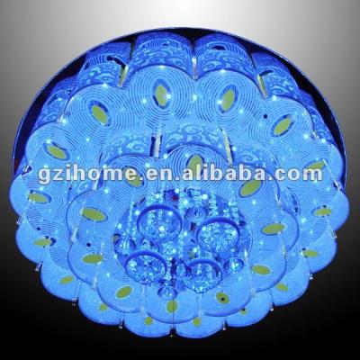 China Newly store modern crystal ceiling light with mp3 for sale