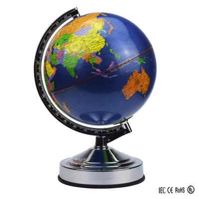 China Modern Living Room, Modern Study Room Earth Globe, World Globe Touch Lamp for sale