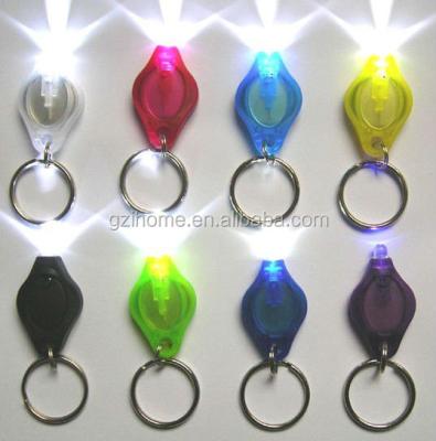 China plastic torch led key chain light / cheap led key chain light for sale