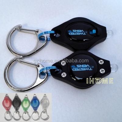 China plastic led key chain / led key ring for sale