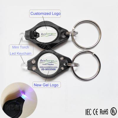 China Wholesale Plastic Portable UV Mini Led Key Chain Lights /Led Key Chains/Key Chains/Flashlight Mini Light for sale