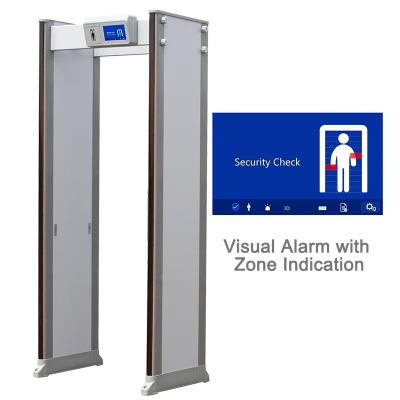 China 2 in 1 Door Frame Temperature Measurement Gate Walkthrough Metal Detector with Thermal Scanner for sale