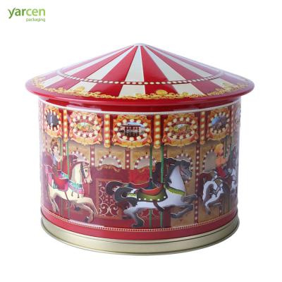 China 4C Printing/Customized Creative Christmas Music Box Music Tin Box Creative Music Tin Box for sale