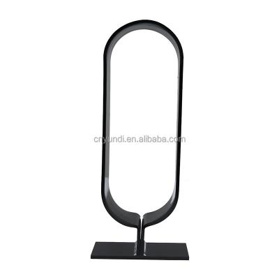 China Durable Acrylic / Black deco Headset Headphone Earphone Hanger Display Rack for sale