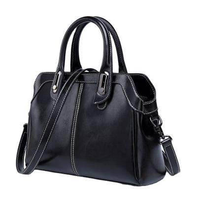 China New Fashion Quilting Leather Women's Bags Shoulder Bag Fashion Cowhide Handbag for sale