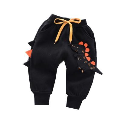 China Windproof Loose Jogger Children Solid Color Kids Pants Dinosaur Boy Winter Warm Casual Girl QUICK DRY Trousers for sale