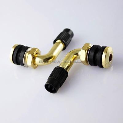 China Brass Motorcycle Cars Trucks 90 Degree Wheel Brass TUBELESS Valve Stem For Motorcycle Tubeless Rims Or Normal Rims With Tubeless Conve for sale