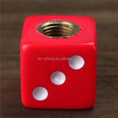 China Custom Red Brass & ABS Plastic 4 Dies Wheel Tire Stem VALVE COVER For Motorcycle Dirt Bike Bicycle Truck Hot Rod ATV for sale