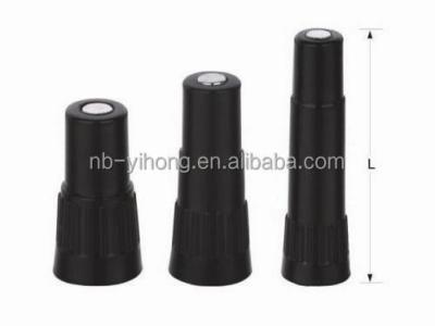 China 3/4 Inch Black Plastic Or Nylon Plastic Tire Valve Stem Cap Extensions for sale