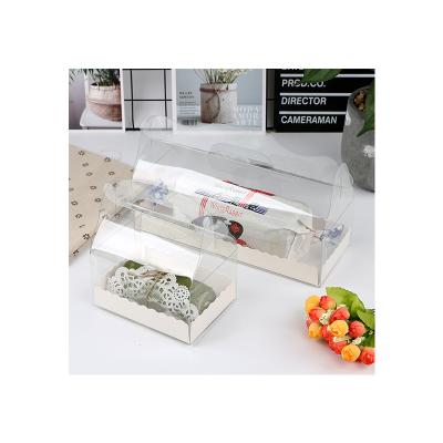 China ASP Factory Direct Sales Recyclable Package Box Transparent Clear Cake Box With Lid Caja De Plastic Pastel for sale