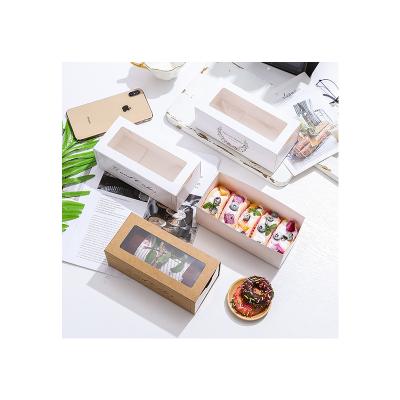 China Recyclable Luxury ASP Box Custom Printed Clear Window Cake Boxes For Food for sale