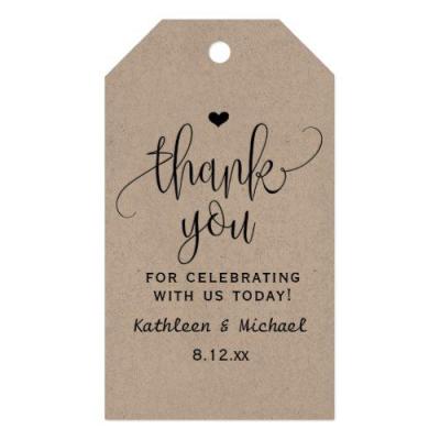 China Anti-Counterfeit Customized Gifts Tags Personalized Custom Wedding Thank You Card Paper Hangtag Recycled Label Tags For Love for sale