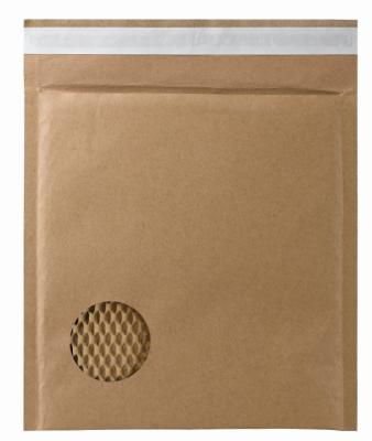 China Business& Buying Biodegradable ASP Kraft Paper Mailer Honeycomb Kraft Paper Padded Bubble Cushion Mailer Bag Envelopes for sale