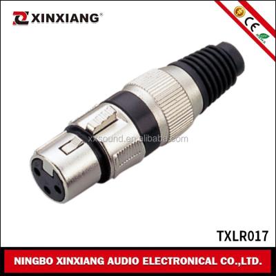 China audio & Male 3pin male jack mic cable connector video cannon xlr female connector for sale