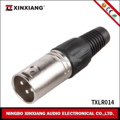 China audio & Canon 3 pin xlr video male female musical cable connector for sale