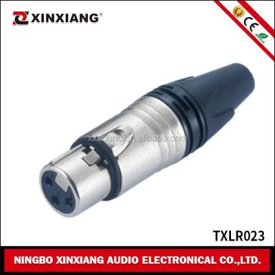 China audio & China supplier high quality xlr video socket 3 pin male xlr female connector for sale