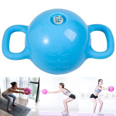 China Eco-Friendly Gravity Soft Non-slip Handle PVC Adjustable Home Use Water Fill Kettle Dumbbells for sale