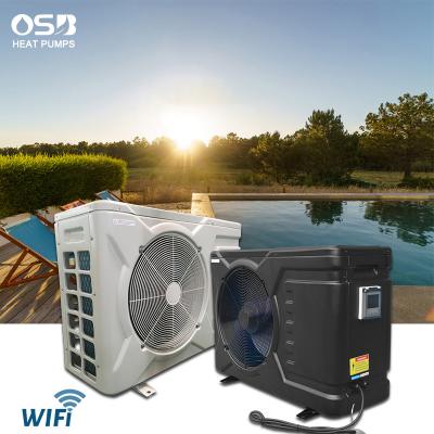 China Outdoor R32/R410a source monoblock air to gas heat pump for spa/swimming pool heating cooling with wifi function for sale