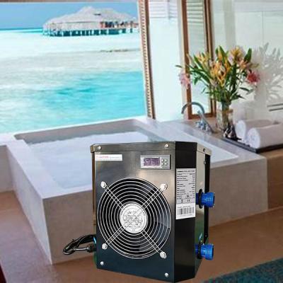 China Portable Home Use Outdoor Space Saver OSB R32 2.83 KW and Easy Installation Mini Heat Pump Water Heater for Small Swimming Pool for sale