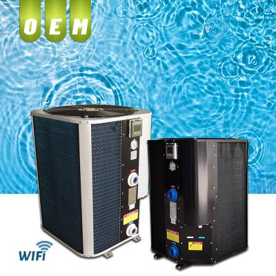 China Outdoor air source swimming pool heat pump heater refrigerator for spa/jacuzzi with smart wifi function for sale