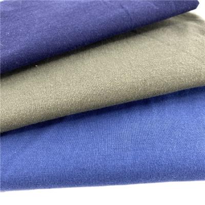 China Plain Stretch Good Quality 160gsm 100% Cotton Knitted Jersey Fabric For Shirt for sale