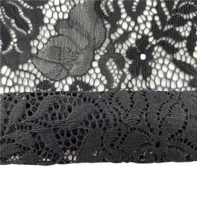 China 2021 New High Quality Viable Style High Quality Nylon Spandex Floral Lace Fabric For Dress for sale