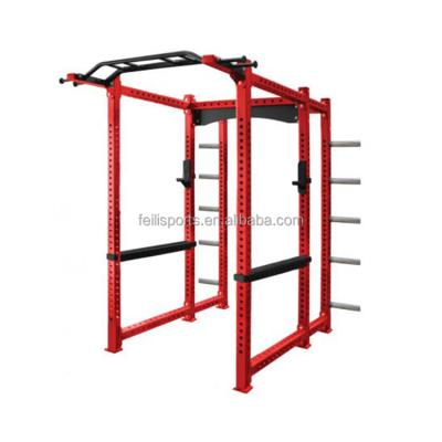 China 2021 Commercial Multifunctional Steel Gym Equipment Multi-Function Steel Power Rack Gym Power Squat Rack for sale