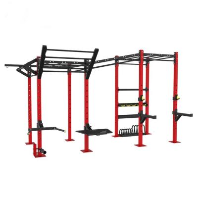 China Adjustable Fit Cross Rack Wall Mounted Power Cross Fitted Rig For Gym Equipment Club for sale