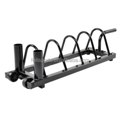 China Multifunctional Hot Sales Gym Fitness Rack Gym Weight Plate Storage Bumper Rack for sale