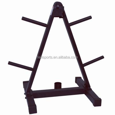 China Multifunctional Gym Rack Wholesale Barbell Dishes Rack A Frame Weight Plates Storage For Home Storage for sale