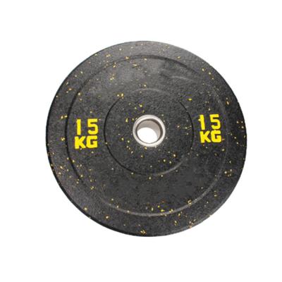 China Hot Sale Hi-Temp Barbell Gym Weightlifting Cross Fit Weight Training Rubber Bumper Plates for sale