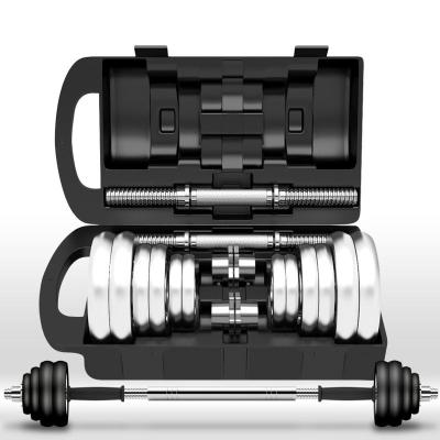 China Universal Hot Sale Adjustable Dumbbell Multi Functional GYM Adjustable Dumbbell Set for sale