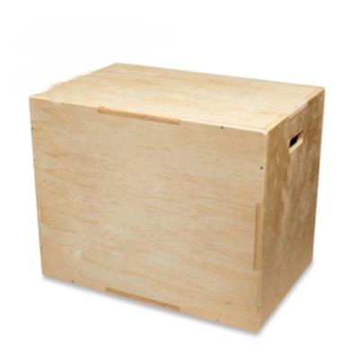 China Eco-Friendly Factory Wholesale Training Plyometrics Jumping Box Wooden Box for sale