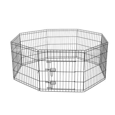 China Breathable Small Pet Outside Dog Playpen Modular Welded Wire Dog Fence Panels For Dogs for sale