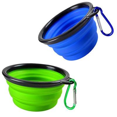 China High Quality Viable Mini New Collapsible Foldable Silicone Portable Pet Bowl for sale