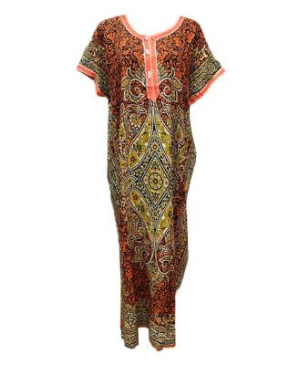 China African caftan abaya clothing abaya kaftan dress headtie print dresses women african islamic muslim dress designs kitenge dresses for sale