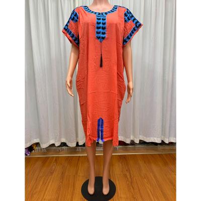 China Hot Selling Traditional African Fashion Comfortable Plus Size Maxi Dresses Women Muslim Dress Summer Casual African Dress for sale