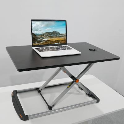 China Height Adjustable (Height) Adjustable Desk Fender Riser Desk Standing Converter For Dual Monitor Sit To Stand for sale