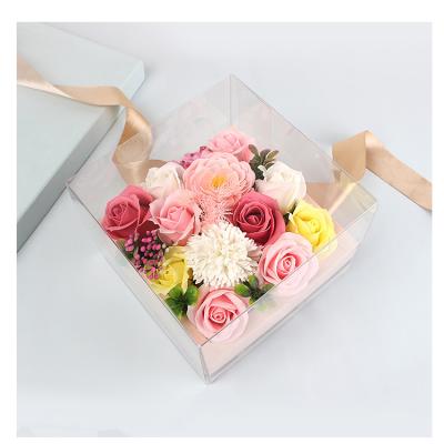 China High Quality Good Smell Promotion Pink Soap Flower Gift Box For Soap Making for sale