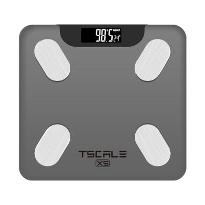 China Bathroom Scales Floor Digital Glass Body Composition Analyzer Platform Digital Scale With App for sale