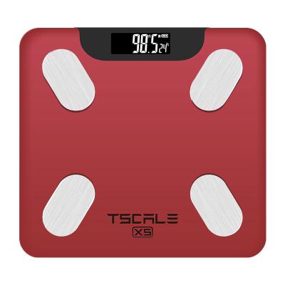 China Bathroom Scales Wireless Connect Body Weight Water BMI BMR Muscle Mass Digital Display 180KG Fat Scale With IOS & Android APP for sale